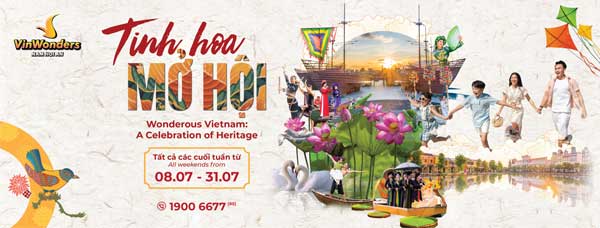 Tinh hoa mở hội tại vinwonders nam hội an